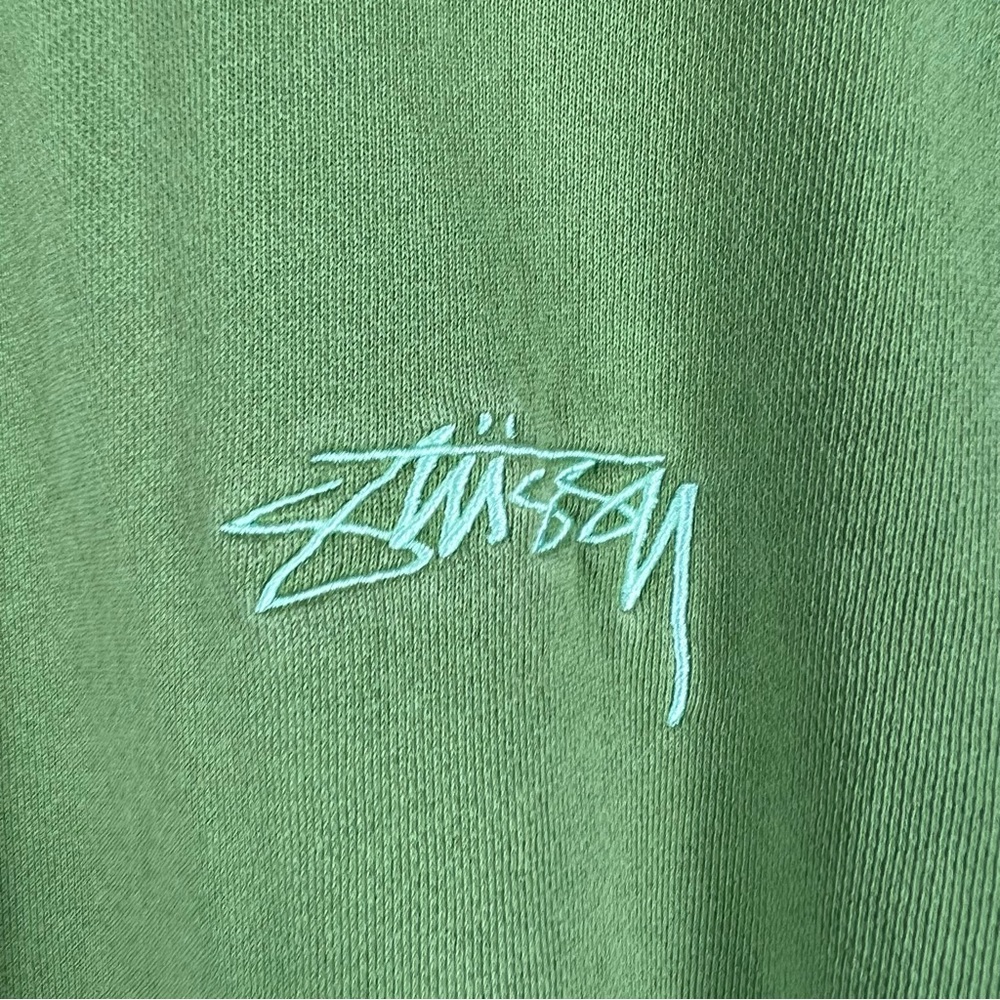 Vintage Stussy USA Made Embroidered Sweatshirt Small - Picture 2 of 6